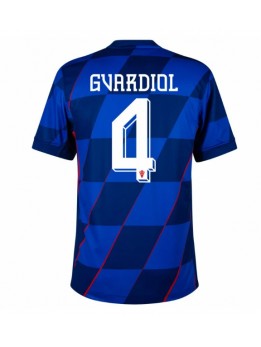 Hrvatska Josko Gvardiol #4 Gostujuci Dres EP 2024 Kratak Rukavima Hrvatska Josko Gvardiol #4 Gostujuci Dres EP 2024 Kratak Rukavima